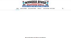 Desktop Screenshot of myakkariveroysterbar.com